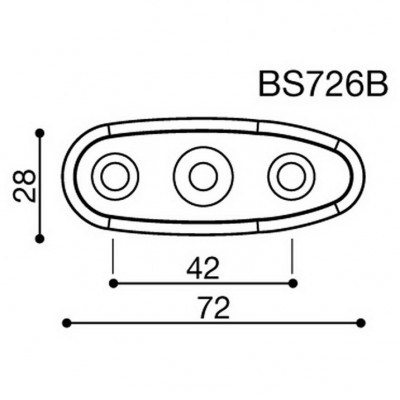 Montážní adaptér BS726B pro zpětná zrcátka RIZOMA do kapotáže - pro motocykly SUZUKI, černý